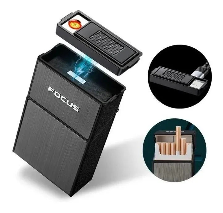 Cigarrera Inteligente con encendedor - carga USB