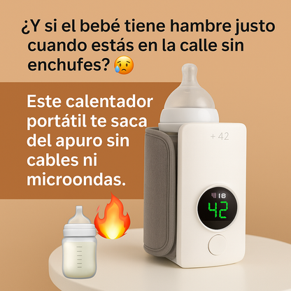 Calentador Portátil de Mamaderas Recargable