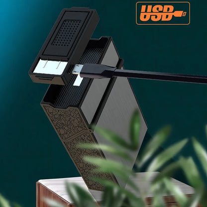Cigarrera Inteligente con encendedor - carga USB