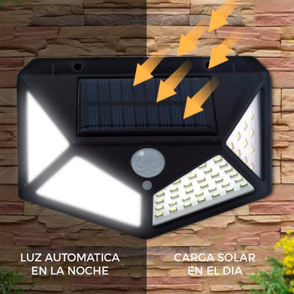 Lampara Led Solar Con Sensor de Movimiento